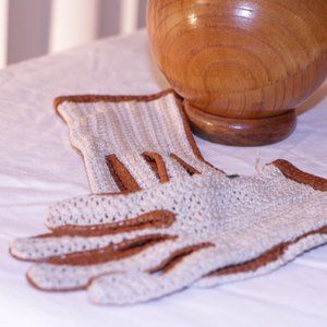 Vintage Leather riding gloves